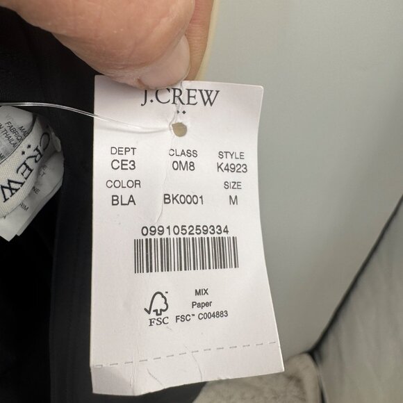 J Crew Factory 1 one Piece V Neck Halter Swimsuit Size medium Lined bathing suit - Picture 9 of 9